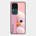 Baby Duck Glossy Metal Case Cover For Vivo V30 5G