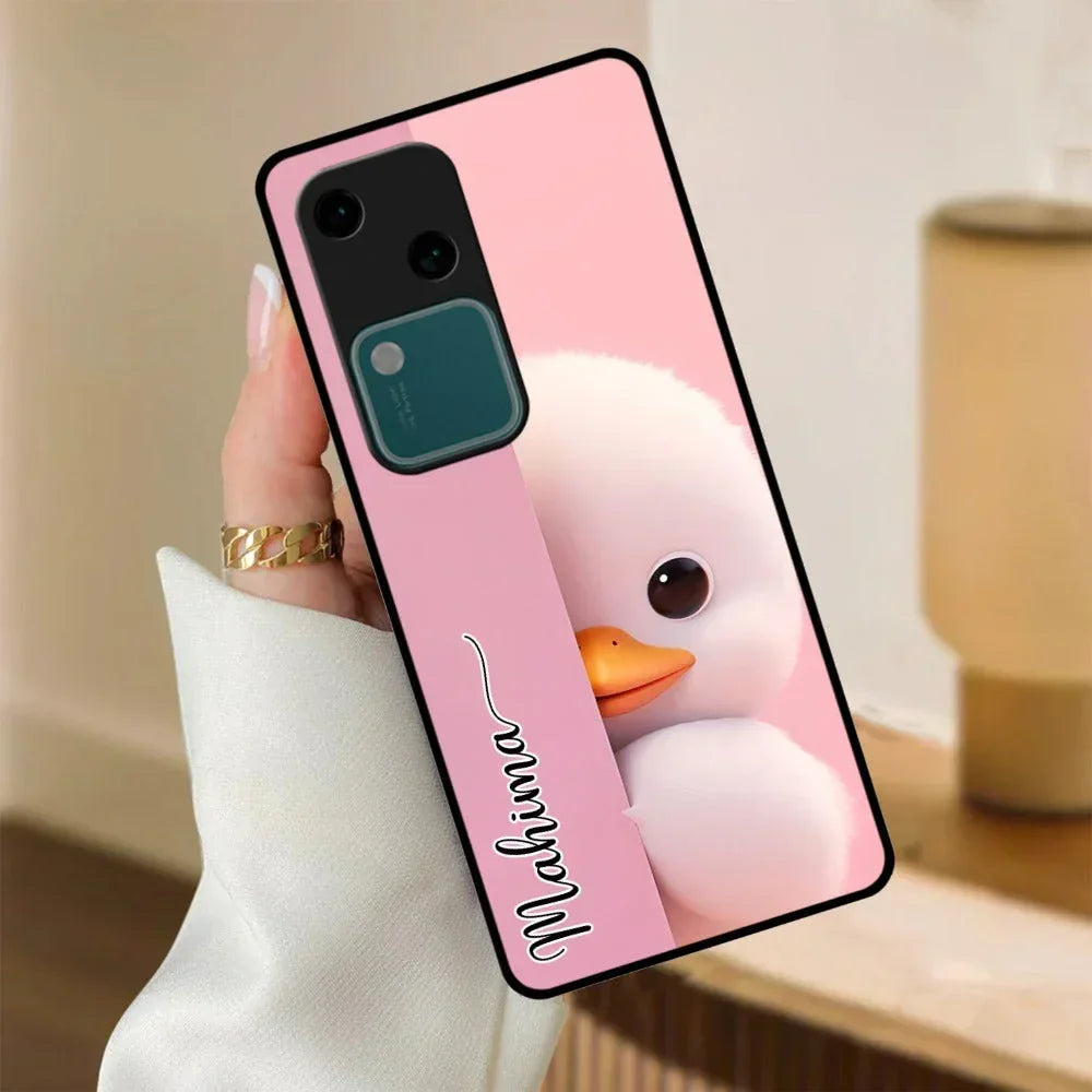 Baby Duck Glossy Metal Case Cover For Vivo - ShopOnCliQ