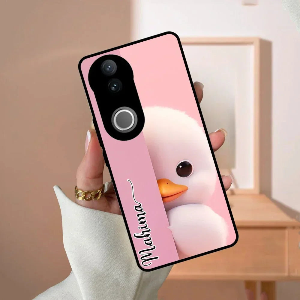 Baby Duck Glossy Metal Case Cover For Vivo - ShopOnCliQ