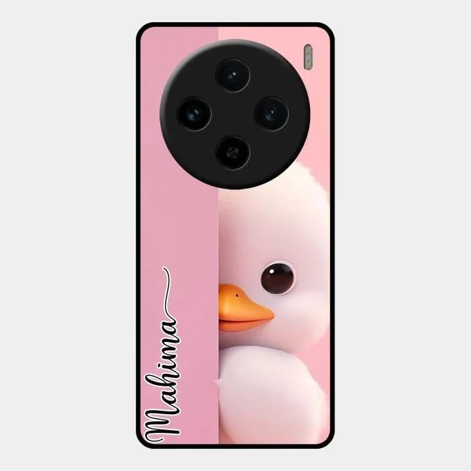 Baby Duck Glossy Metal Case Cover For Vivo X100 5G