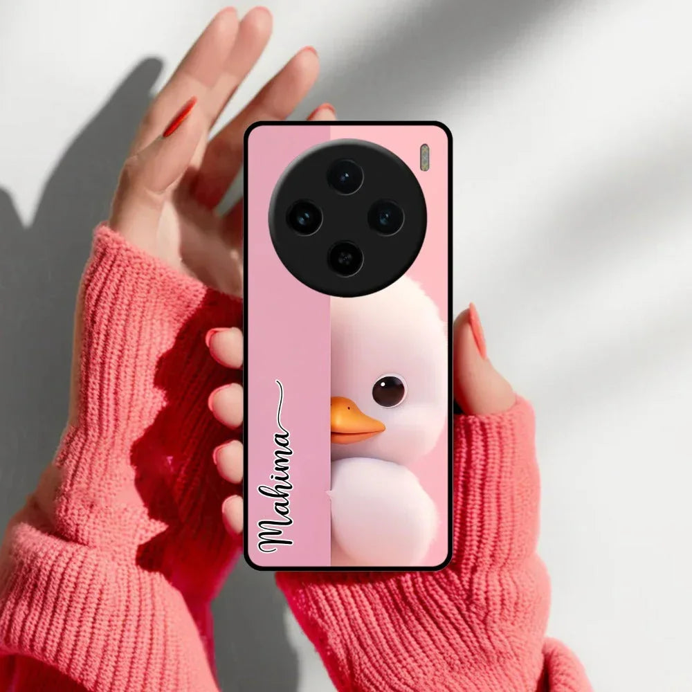 Baby Duck Glossy Metal Case Cover For Vivo - ShopOnCliQ