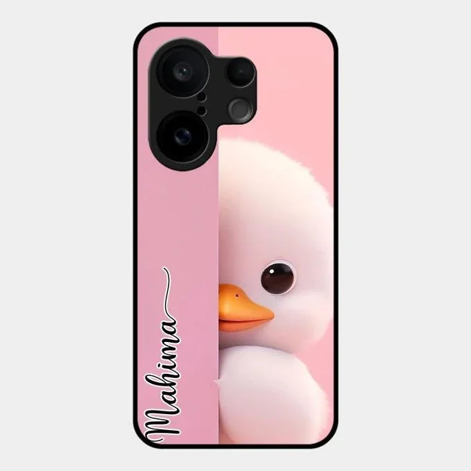 Baby Duck Glossy Metal Case Cover For Vivo X200 Fe 5G