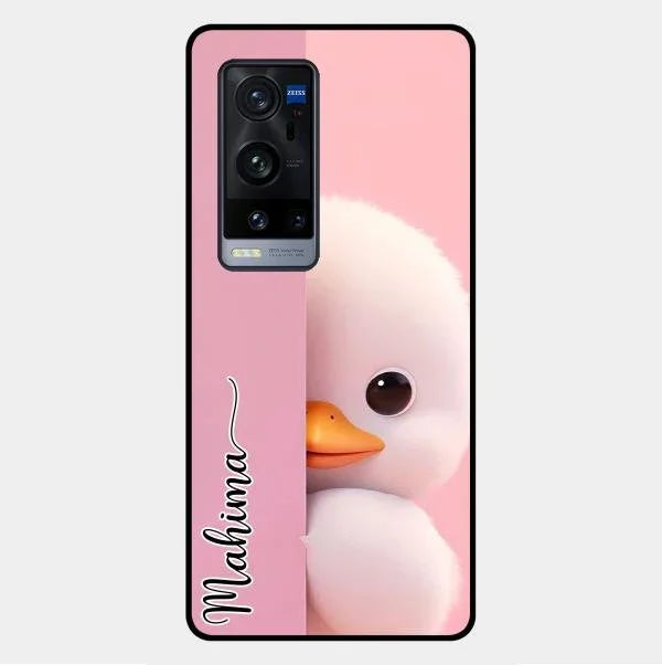 Baby Duck Glossy Metal Case Cover For Vivo X60 Pro Plus 5G