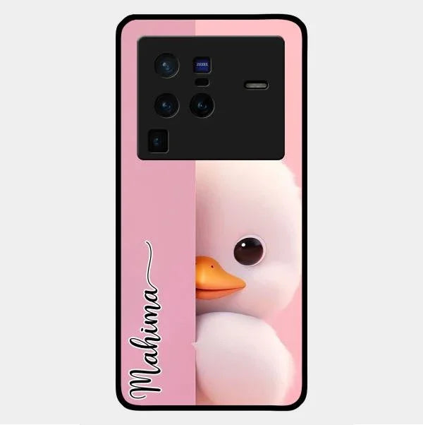 Baby Duck Glossy Metal Case Cover For Vivo X80 Pro 5G