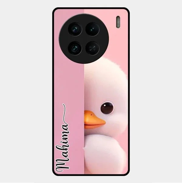 Baby Duck Glossy Metal Case Cover For Vivo X90 Pro 5G
