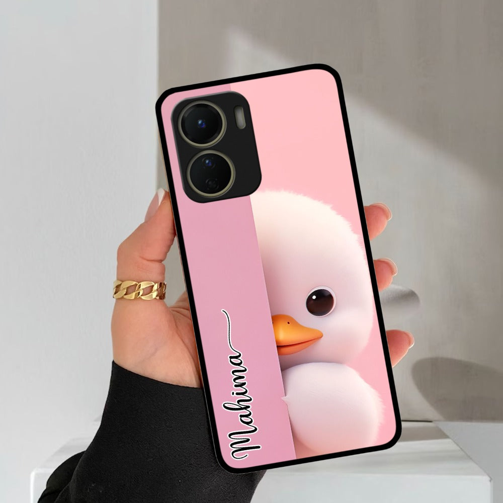 Baby Duck Glossy Metal Case Cover For Vivo