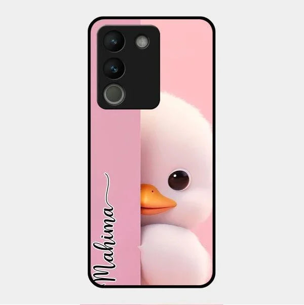 Baby Duck Glossy Metal Case Cover For Vivo Y200 5G
