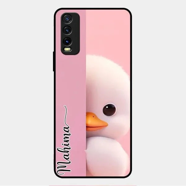 Baby Duck Glossy Metal Case Cover For Vivo Y20T