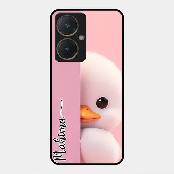 Baby Duck Glossy Metal Case Cover For Vivo Y27