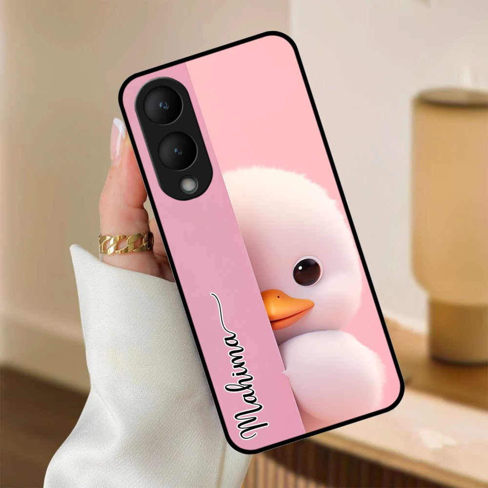 Baby Duck Glossy Metal Case Cover For Vivo