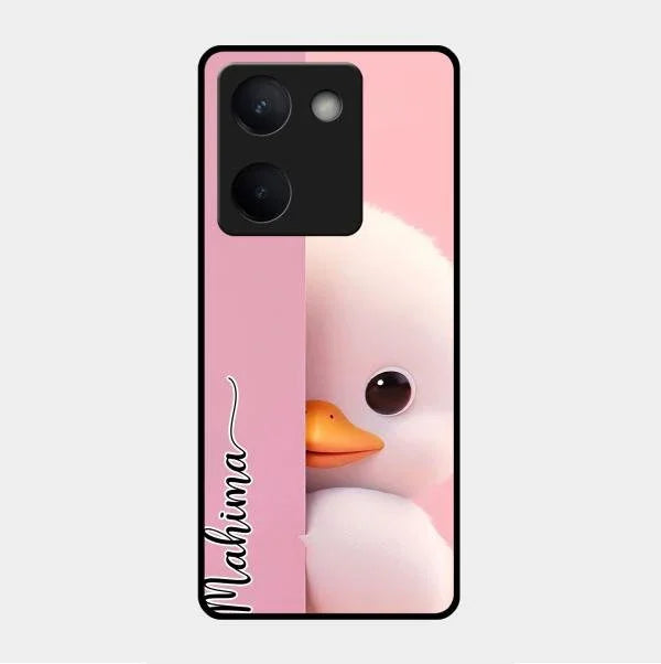 Baby Duck Glossy Metal Case Cover For Vivo Y300 Plus 5G