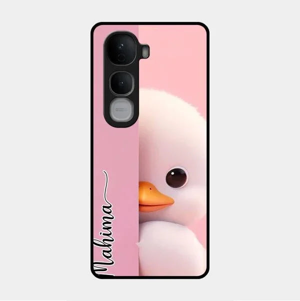 Baby Duck Glossy Metal Case Cover For Vivo Y400 Pro 5G
