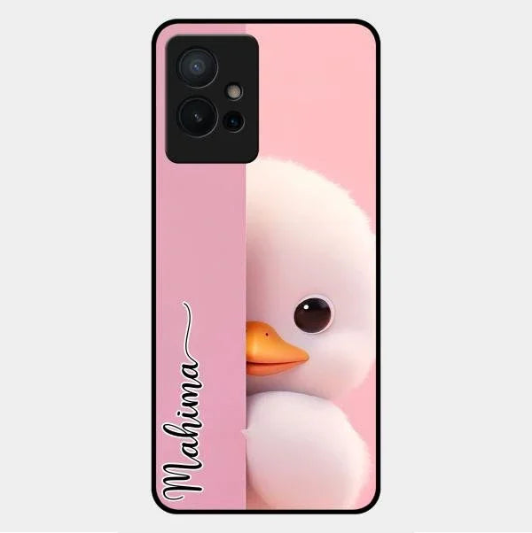 Baby Duck Glossy Metal Case Cover For Vivo Y75 5G