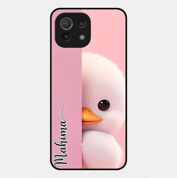 Baby Duck Glossy Metal Case Cover For Xiaomi Mi 11 Lite