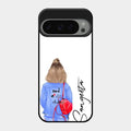 Bag Girl Customize Name Glass Case For Google Pixel 9 Pro 5G