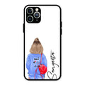 Bag Girl Customize Name Glass Case For iPhone 11 Pro Max