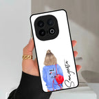 Bag Girl Customize Name Glass Case For Vivo - ShopOnCliQ