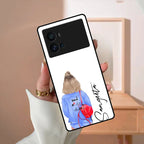 Bag Girl Customize Name Glass Case For Vivo - ShopOnCliQ