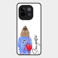 Bag Girl Customize Name Glass Case For Iqoo Neo 10 5G