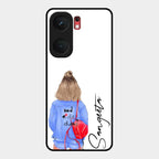 Bag Girl Customize Name Glass Case For Iqoo Neo 9 Pro 5G