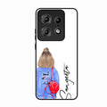 Bag Girl Customize Name Glass Case For Motorola Edge 50 Pro