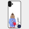Bag Girl Customize Name Glass Case For Nothing Cmf Phone 1