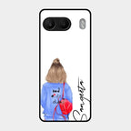 Bag Girl Customize Name Glass Case For Oneplus Nord 4 5G