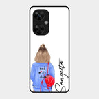 Bag Girl Customize Name Glass Case For Oneplus Nord Ce 3 Lite 5G