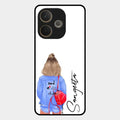 Bag Girl Customize Name Glass Case For Oppo A5 Pro 5G