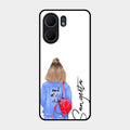 Bag Girl Customize Name Glass Case For Oppo A5X 5G