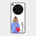 Bag Girl Customize Name Glass Case For Oppo Find X8 Pro 5G