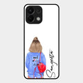 Bag Girl Customize Name Glass Case For Oppo K13 5G