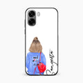 Bag Girl Customize Name Glass Case For Oppo K14x 5G