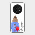 Bag Girl Customize Name Glass Case For Realme 13 Plus 5G