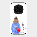 Bag Girl Customize Name Glass Case For Realme 14 Pro 5G