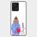 Bag Girl Customize Name Glass Case For Realme 9 Pro Plus 5G