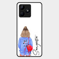 Bag Girl Customize Name Glass Case For Realme C53