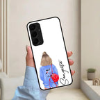 Bag Girl Customize Name Glass Case For Samsung - ShopOnCliQ
