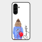 Bag Girl Customize Name Glass Case For Samsung Galaxy A26 5G
