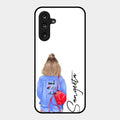 Bag Girl Customize Name Glass Case For Samsung Galaxy F16 5G