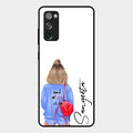 Bag Girl Customize Name Glass Case For Samsung Galaxy S20 Fe 5G