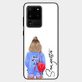Bag Girl Customize Name Glass Case For Samsung Galaxy S20 Ultra