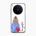 Bag Girl Customize Name Glass Case For Vivo X300 5G