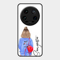 Bag Girl Customize Name Glass Case For Xiaomi 14 Ultra