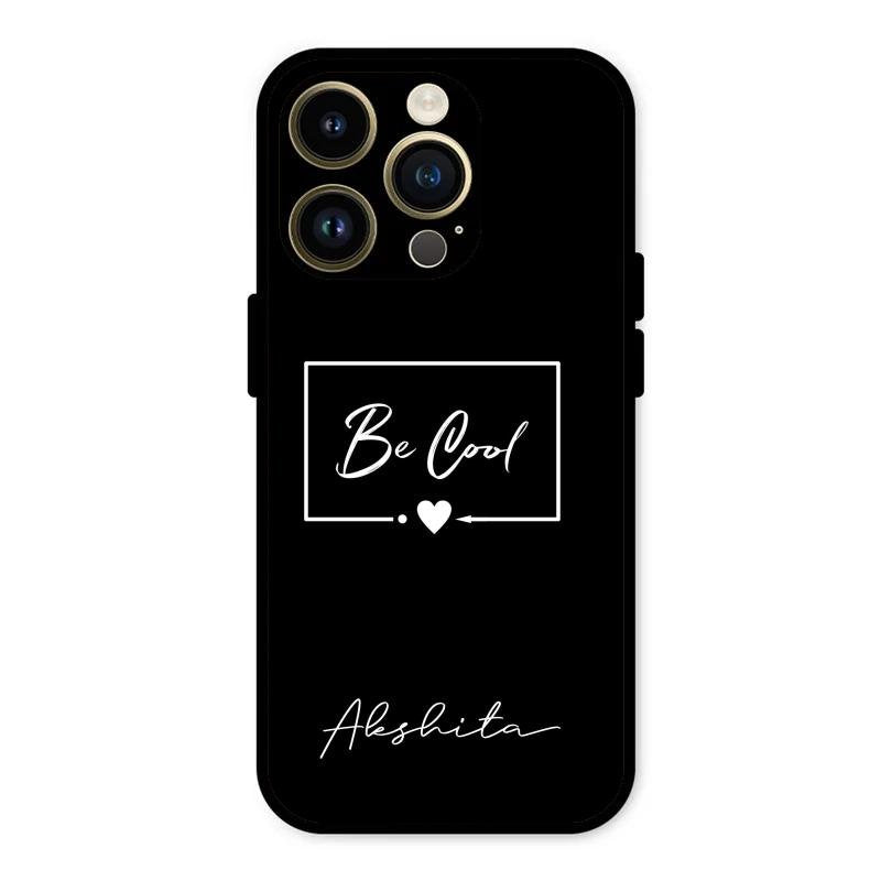 Be Cool Glass Case Cover For iPhone 14 Pro