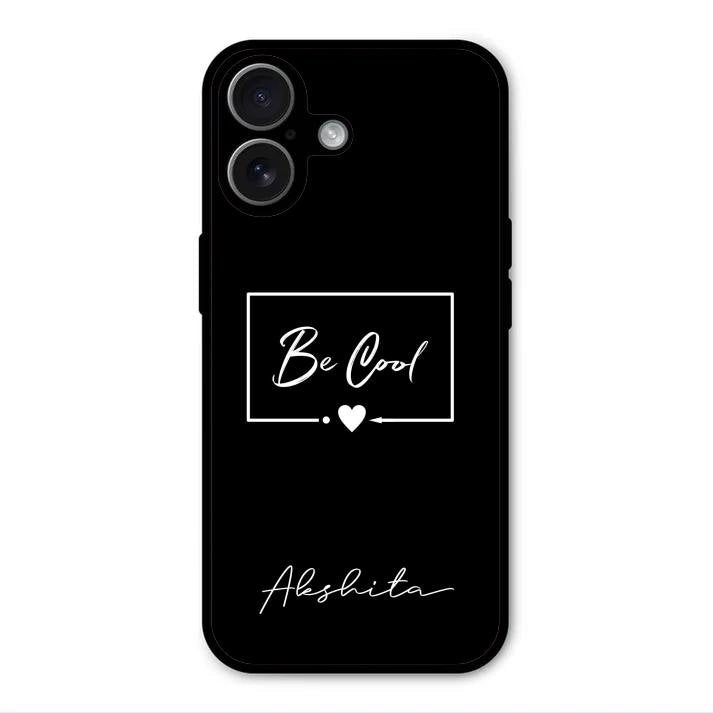 Be Cool Glass Case Cover For iPhone 17