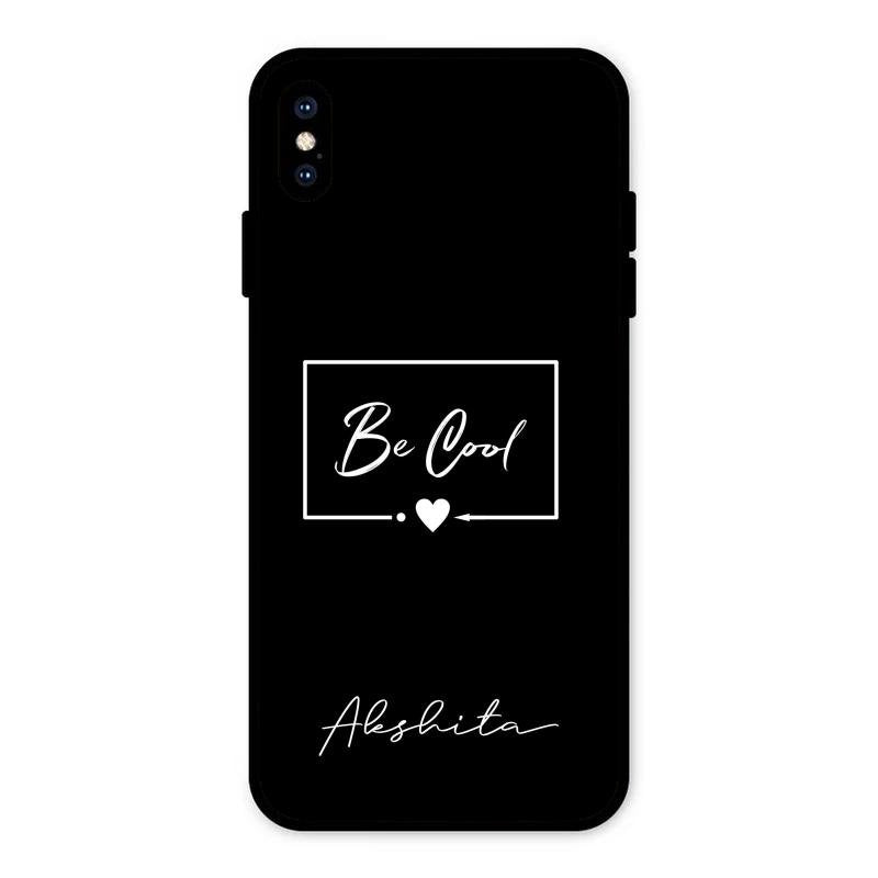 Be Cool Glass Case Cover For iPhone XS Max