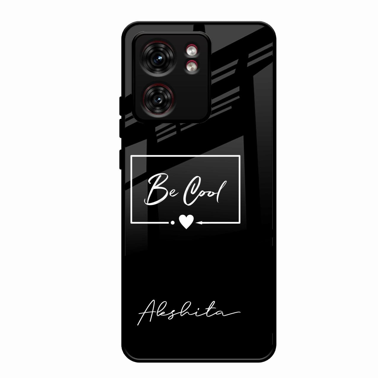 Be Cool Glass Case Cover For Motorola Edge 40