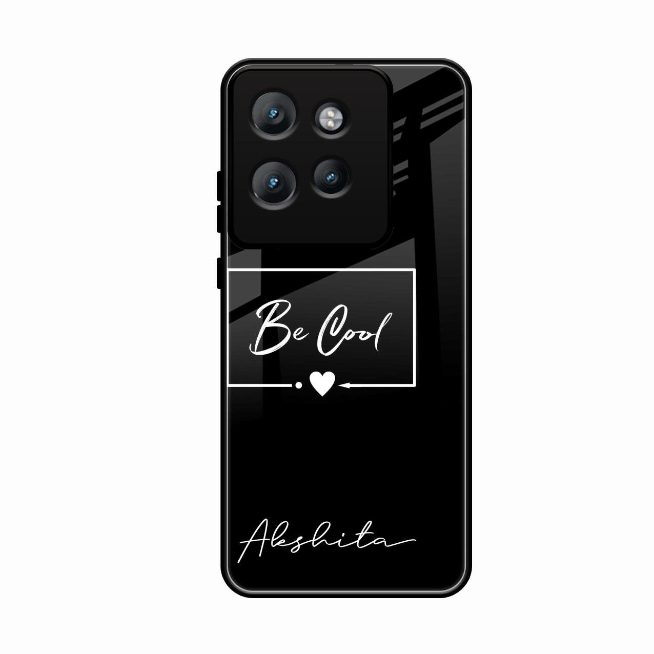 Be Cool Glass Case Cover For Motorola Edge 50