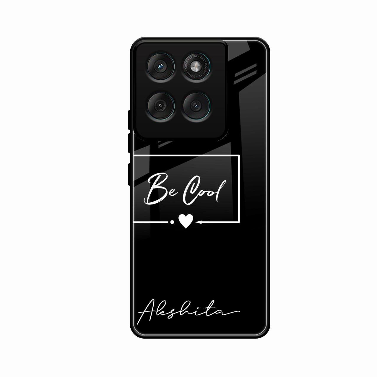 Be Cool Glass Case Cover For Motorola G67 Power 5G